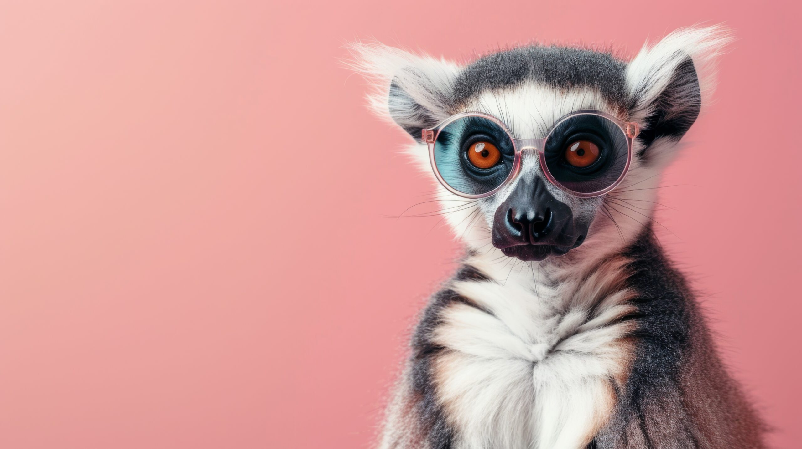 creative-animal-concept-lemur-sunglass-shade-glasses-isolated-solid-pastel-background-commerci